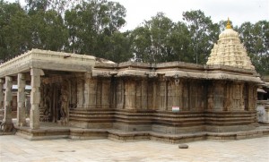near Mysore,Vaidyeshvara Temple (1000 AD) at Talakad. Photographer Dinesh Kannambadi