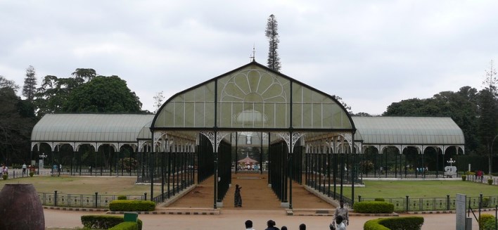 aprks in Bangalore, Glass House in Lalbagh, Bangalore. Photographer Carsten Karl
