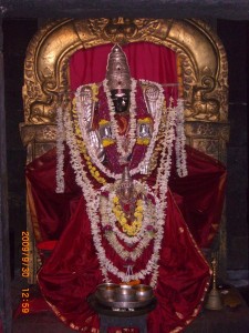 Main idol in Belur Temple
