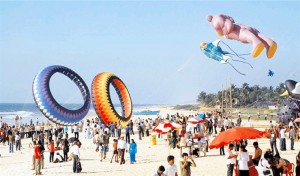 Karnataka Tourism, Kite Festival at Panambur Beach, Mangaluru. Image Source canaracollege.com