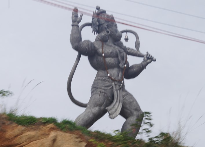hanuman statue, nelamangala