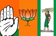 Major parties in Karnataka - Congress, BJP, JDS
