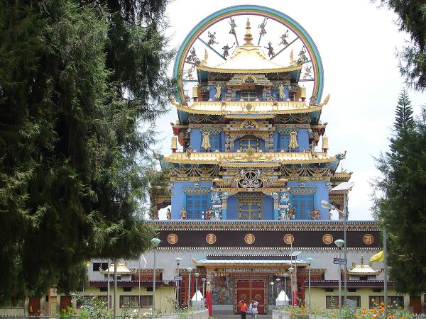 Namdroling Monastery, Bylakuppe. Source Dineshkannambadi