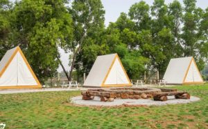 Air Frame Glamping Tent, Camp Monk, Bannerghatta. Source Camp Monk
