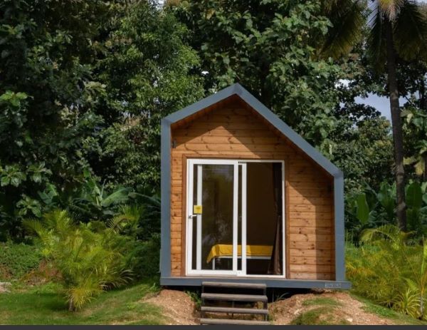Glamping Cabin, Camp Monk, Bannerghatta. Source Camp Monk