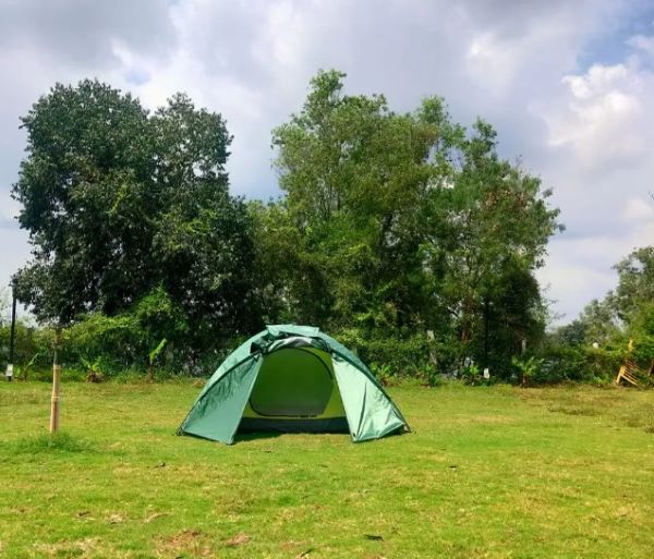 Tent Camping, Camp Monk, Bannerghatta - Source Bannerghatta